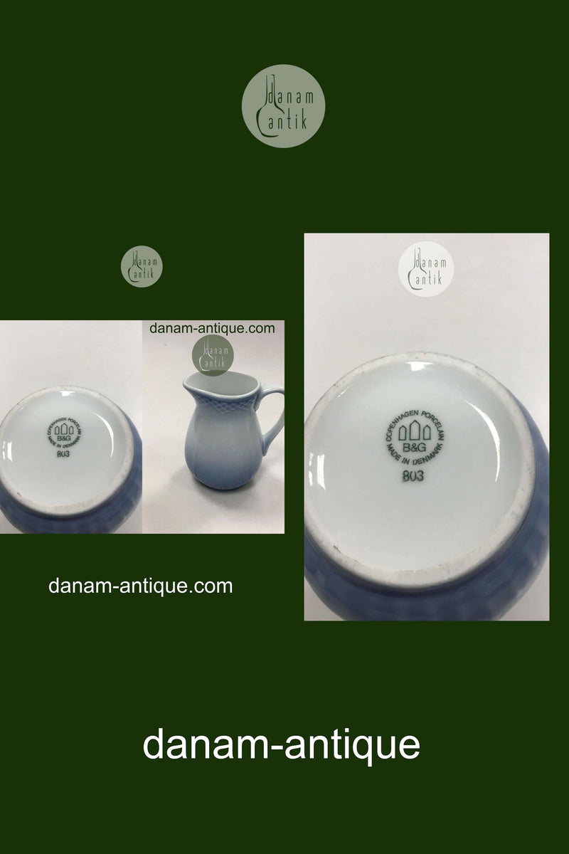 Bing og Grøndahl Blå Tone Hotel Flødekande No 803/1042