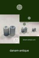 Pair of Bing and Grondahl Blue Tone Hotel Salt and Pepper Shakers