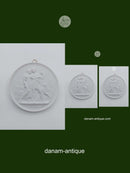 Bing og Grøndahl bisquit platte "Ungdom og forår" 19. århundrede ( no. 117)