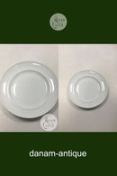 Bing & Grøndahl / Royal Copenhagen Hvid Koppel Dyb Tallerken No 605