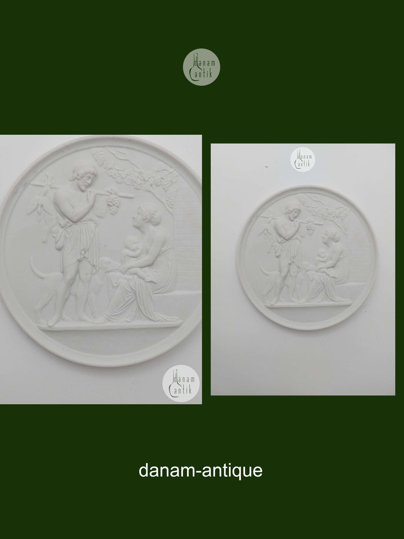 ビング＆グロンダール社製ビスキットプレート マンダム＆オータム 20世紀（No.118)