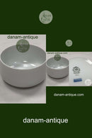 Royal Copenhagen Sukkerskål I hvidt porcelæn No. 163