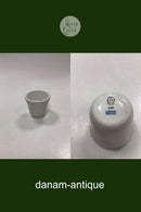 Royal Copenhagen hvidt krus No. 6187