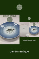 Bing and Grondahl Blue Tone Fish Plate Motif 9 Perch No. 716