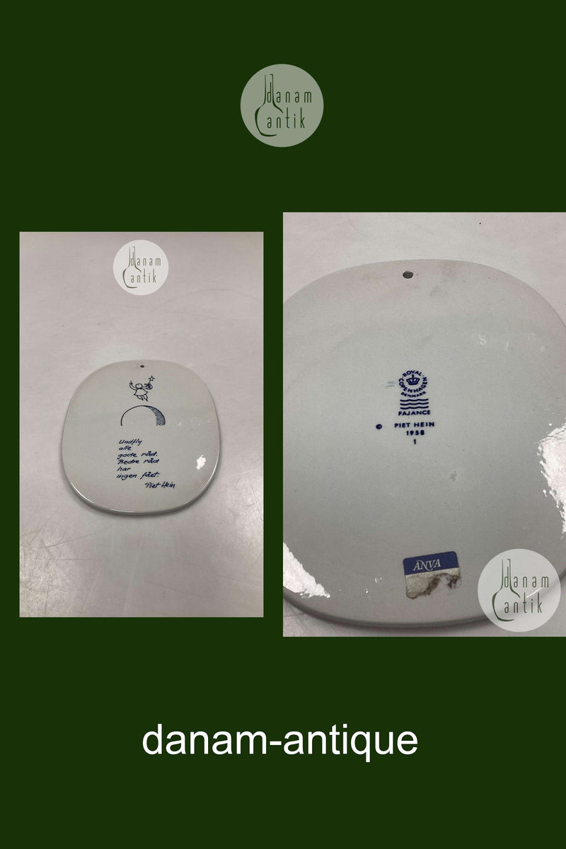 Royal Copenhagen Piet Hein Gruk Platte 1958