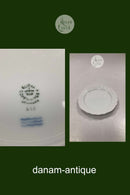 Royal Copenhagen hvid Josephine Kagetallerken No. 618