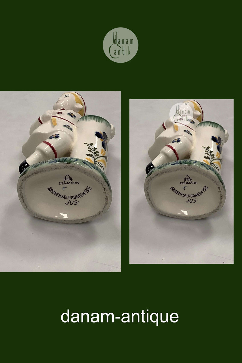 Aluminia Børnehjælpsfigur Bajads 1951