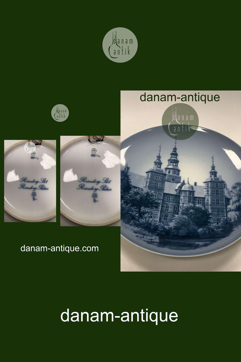 Kæmpe Royal Copenhagen Platte med Rosenborg Slot No. 228/5285