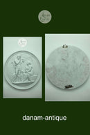 Thorvaldsen: Bing og Grøndahl bisquit platte "Mandom og efterår" (no. 118)