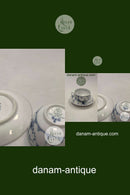 Bing og Grøndahl Blåmalet / Musselmalet Riflet Kaffekopper