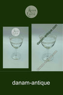 "Ejby" hvidvinsglas fra Holmegaard Glasværk designet af Jacob E. Bang 1937