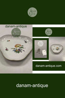 Bing and Grondahl Saxon Flower, White Triangular Dish No 40