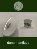 ビング＆グロンダール サクソンの花、白い楊枝カップ No.369