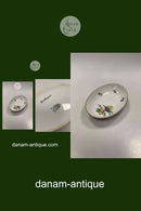 Bing and Grondahl Saxon Flower, White oval dish Shop sample No. 16