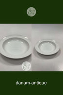 Royal Copenhagen Hvidt Porcelæn Dybtallerken