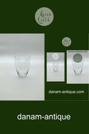 Weißes Kopenhagener See- oder Wasserglas aus der Glashütte Holmegaard