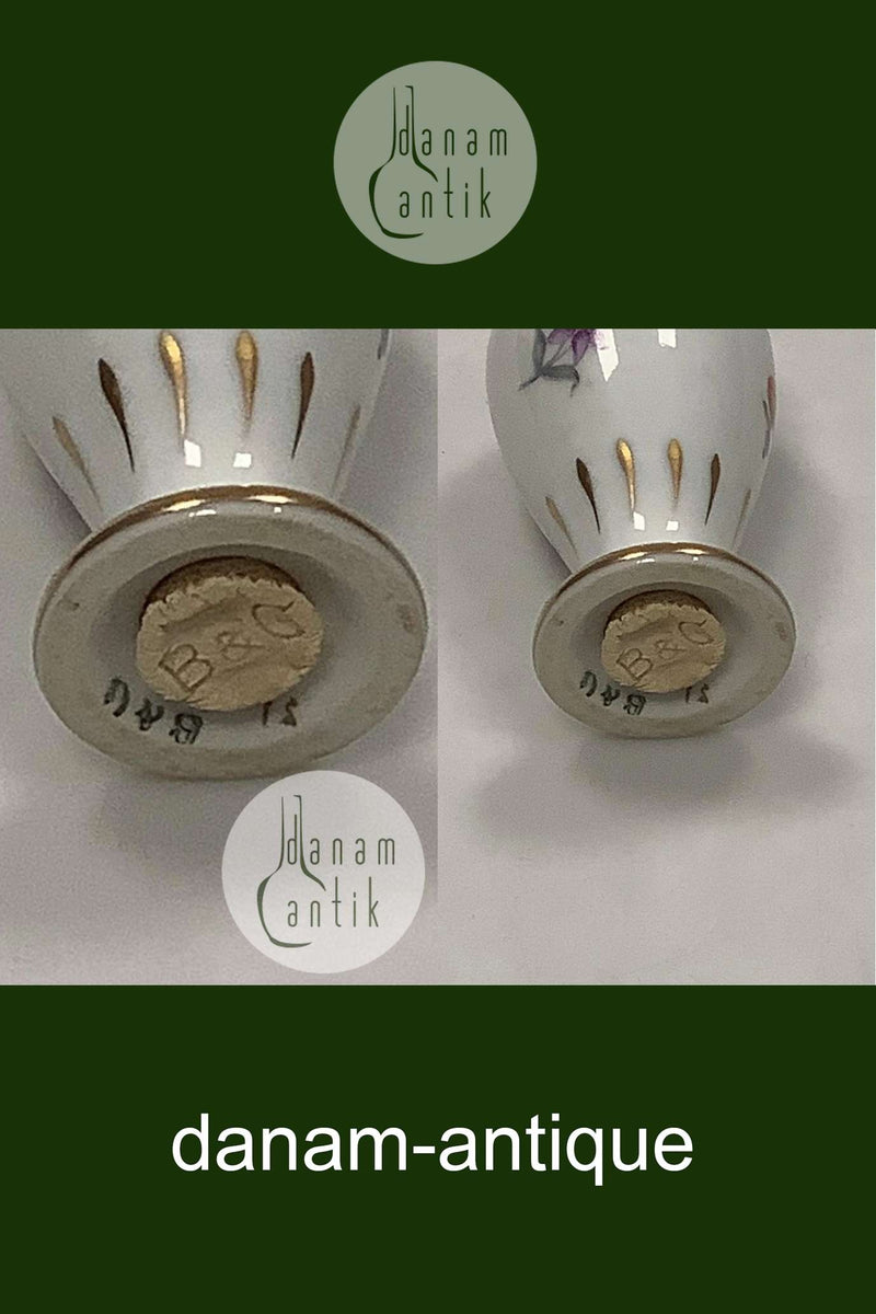 Bing og Grøndahl Saksisk Blomst, Hvid Salt -og Peberbøsse