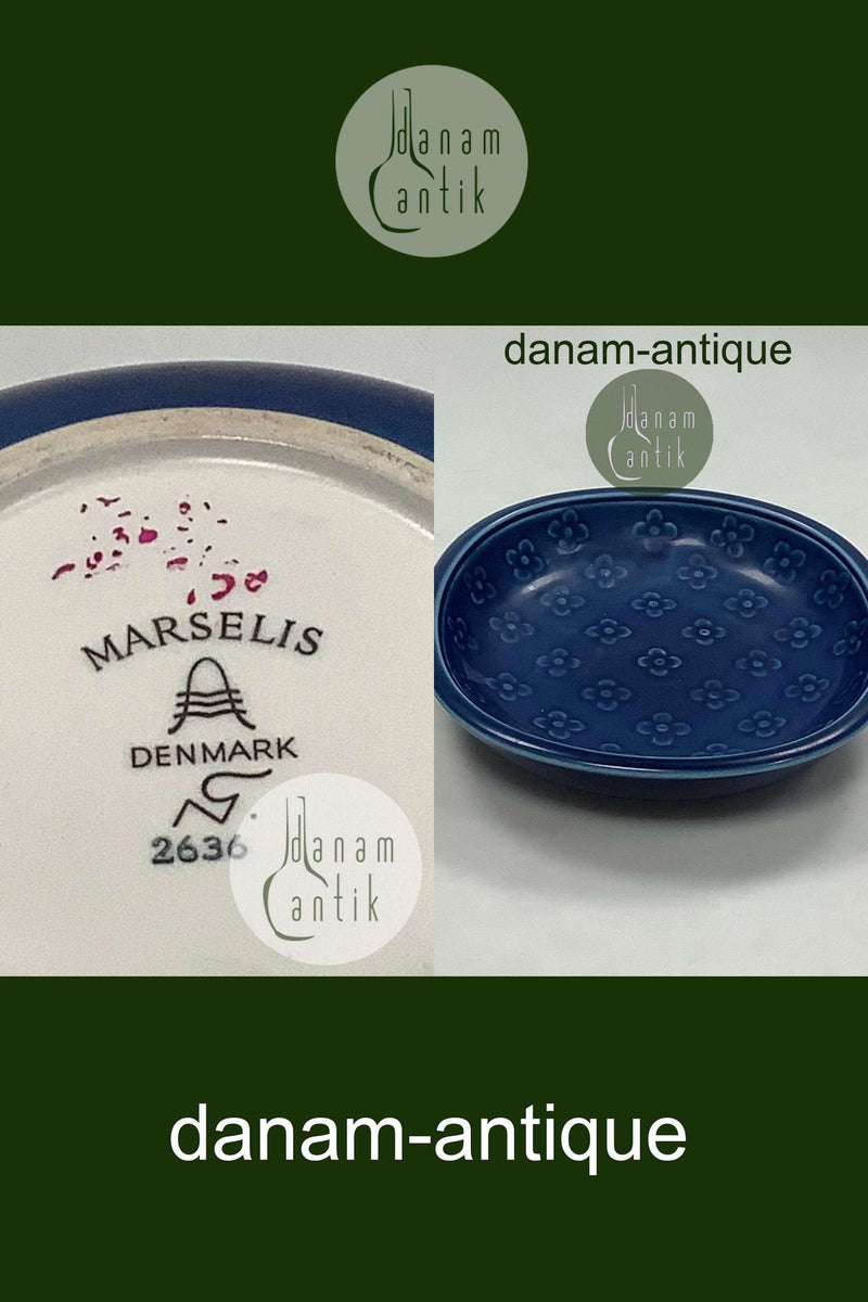 Aluminia Marselis Blå Skål No 2636