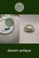 Bing og Grøndahl Antik Thekop med flot Blå kant dekoration