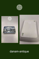 Bing und Grondahl Rechteckige Schale mit Aarhus-Hafen Nr. 589/456