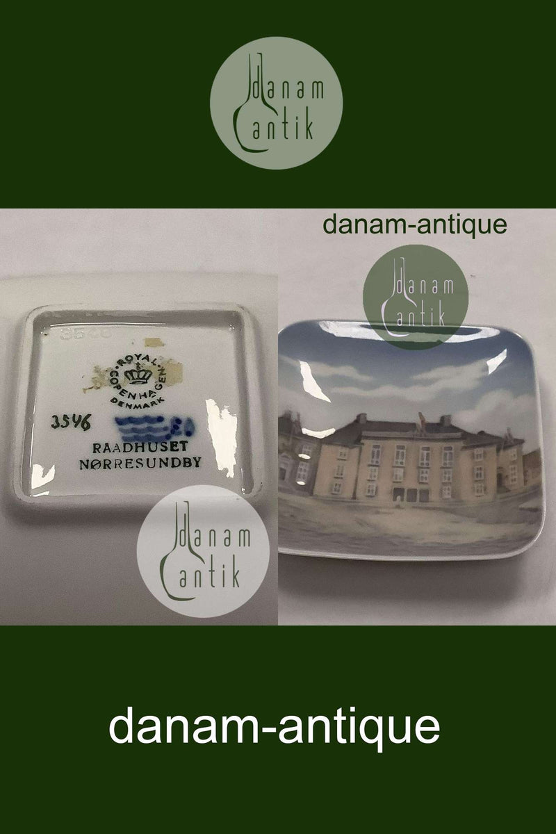 Royal Copenhagen Skål og askebæger Raadhuset Nørresundby No 3546