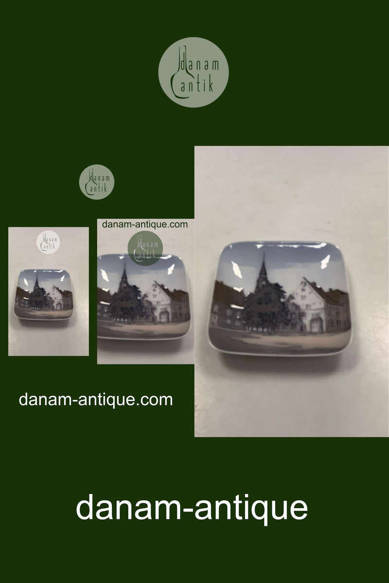 Royal Copenhagen Skål og askebæger Torvet Tønder No. 3559