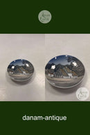 Royal Copenhagen Væg platte eller lille skål No 4444 Peter Lieps Hus