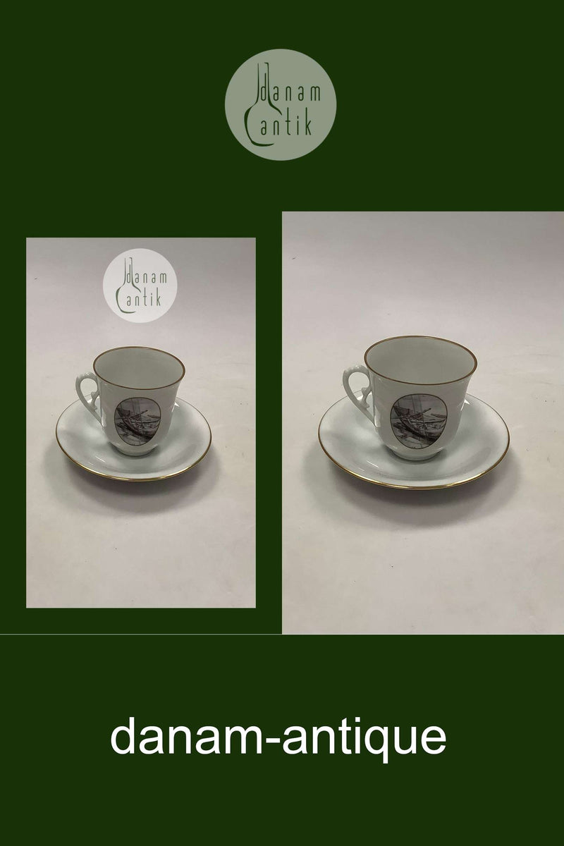 Bing og Grøndahl Carl Larsson Kaffekop og underkop No. 4507 / 305 Motiv 7