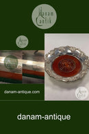 Bottle tray in silver plate English