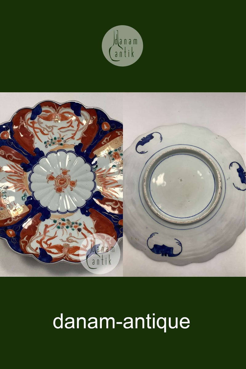 Orientalsk Porcelænsfad