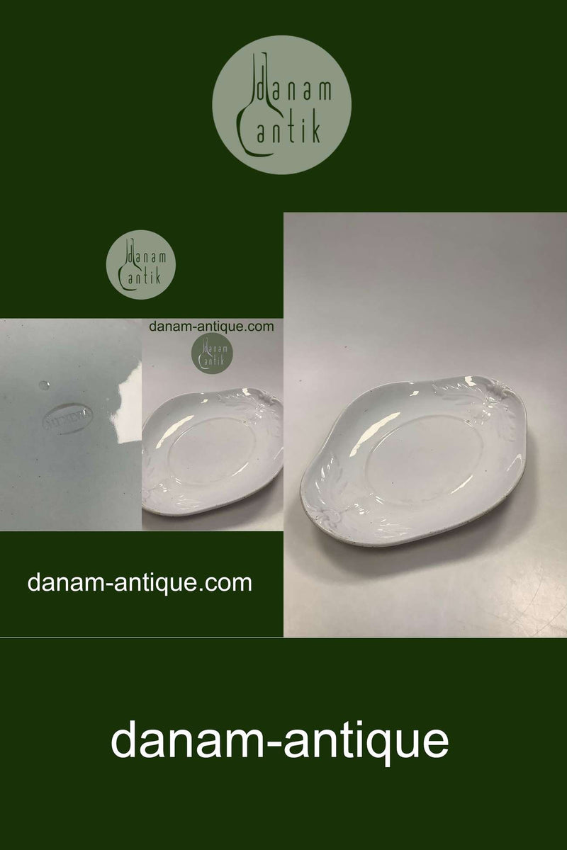 Aluminia Stort Hvidt underfad til Terrin