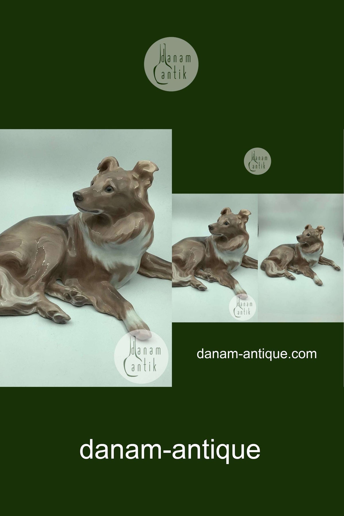 Bing and Grondahl Figurine of Collie Dog No. 1663