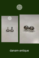 Moderne Cohr Sølvplet Salt og Peberbøsser