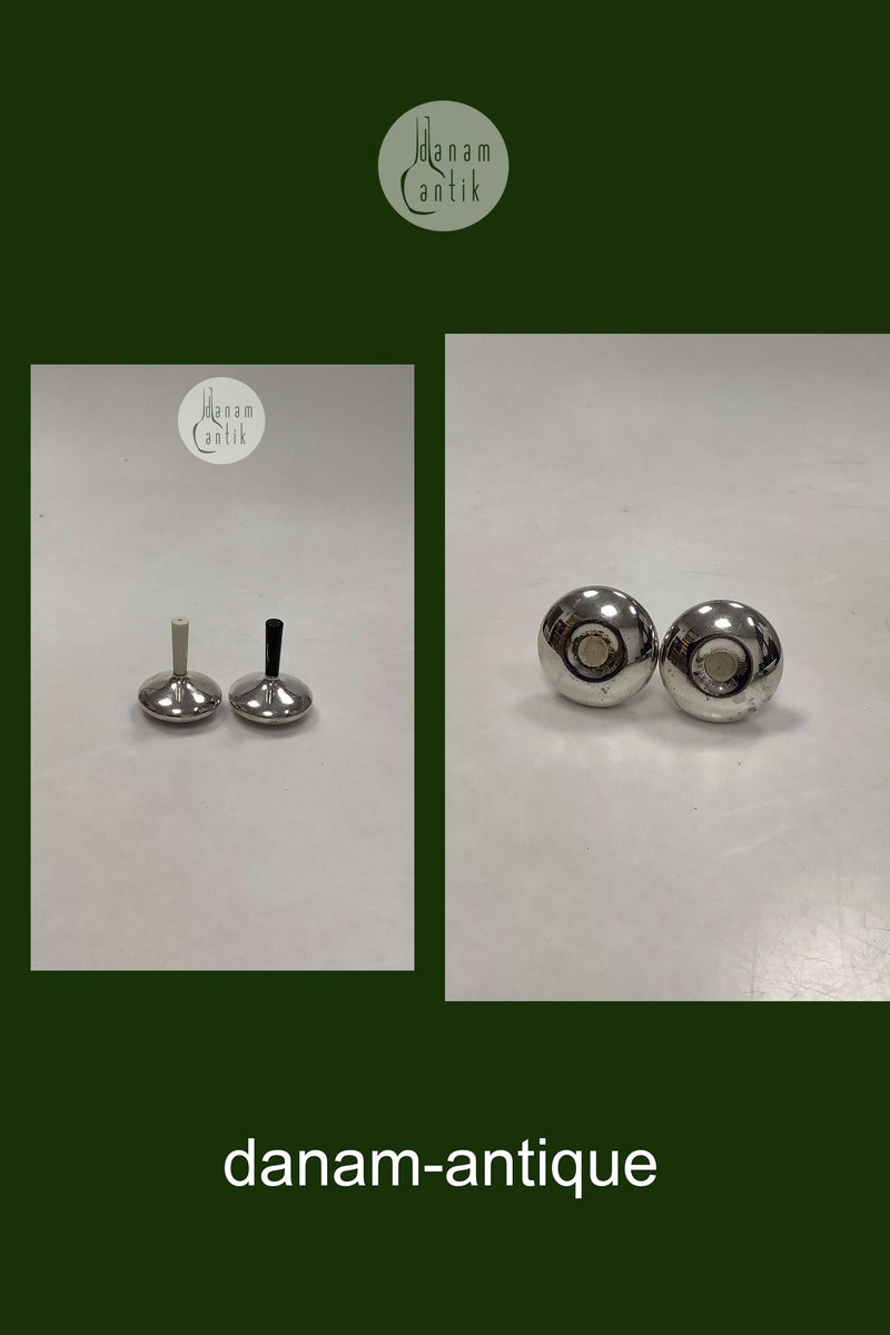 Moderne Cohr Sølvplet Salt og Peberbøsser