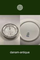 Royal Copenhagen Privately Painted Flora Danica Deep Plate, unfinished