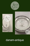 Royal Copenhagen Privat malet Flora Danica Dybtallerken der ikke er lavet færdig