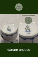 Bing和Grondahl的蓝漆Musselmalet Riflet花瓶