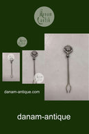 Bernhard Hertz Silver Cigarette holder with rose