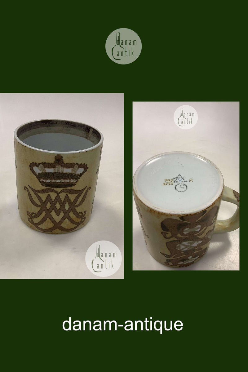 Royal Copenhagen Aluminia Krus Prinsesse Anne-Marie af Danmark