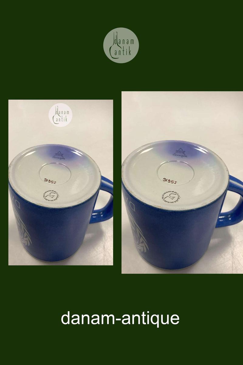 Royal Copenhagen Aluminia Dancon VI Cypern Krus