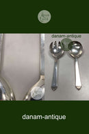 Georg Jensen Pyramide Sterlingsilber Servierbesteck Löffel und Gabel