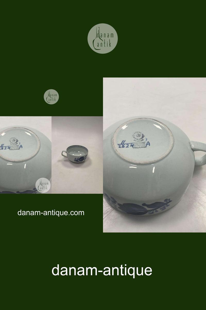 Royal Copenhagen Tranquebar Ny Form Thekop unden underkop No. 2824