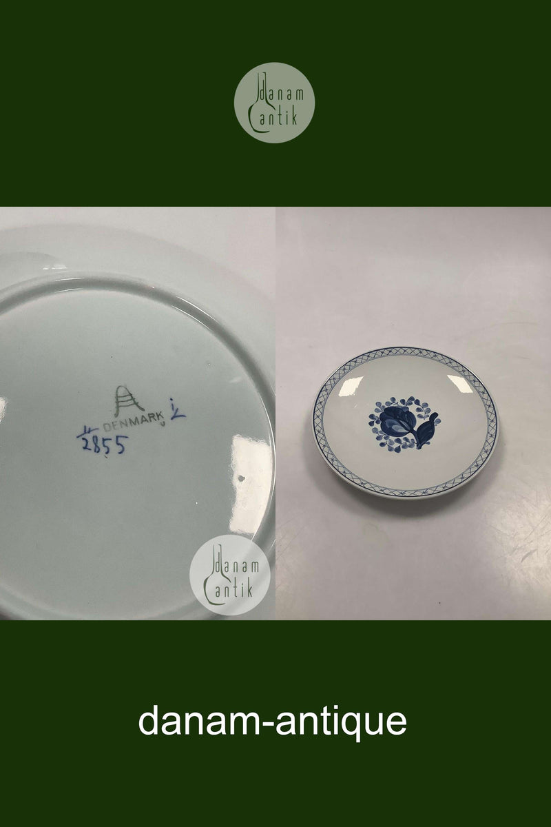 Royal Copenhagen Tranquebar Ny Form Sidetallerken No. 2855