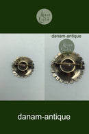 Anton Michelsen Forgyldt Sterling Sølv Marguerit Broche