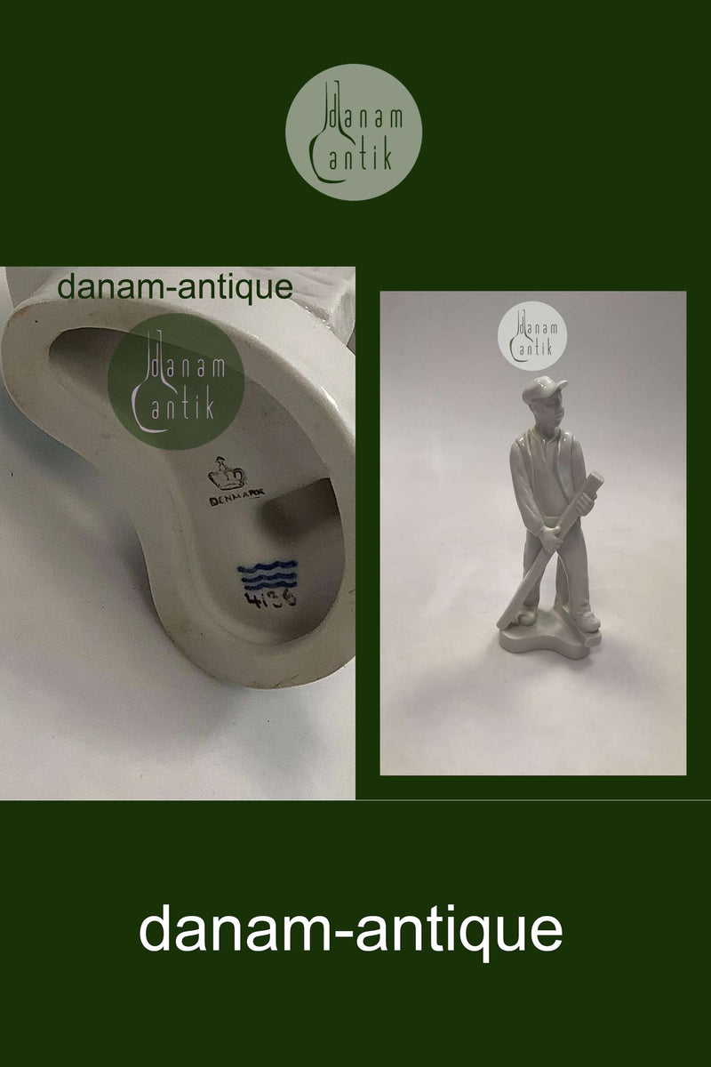 Royal Copenhagen Bode Willumsen Figur af Mand / Tømre No 4136