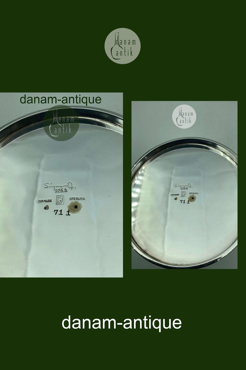 Georg Jensen Sterling Sølv Lysestager af Bernadotte No 711A