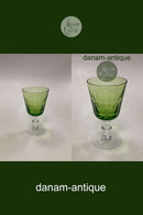 Holmegaard Christian VIII 白葡萄酒杯与绿色茶杯