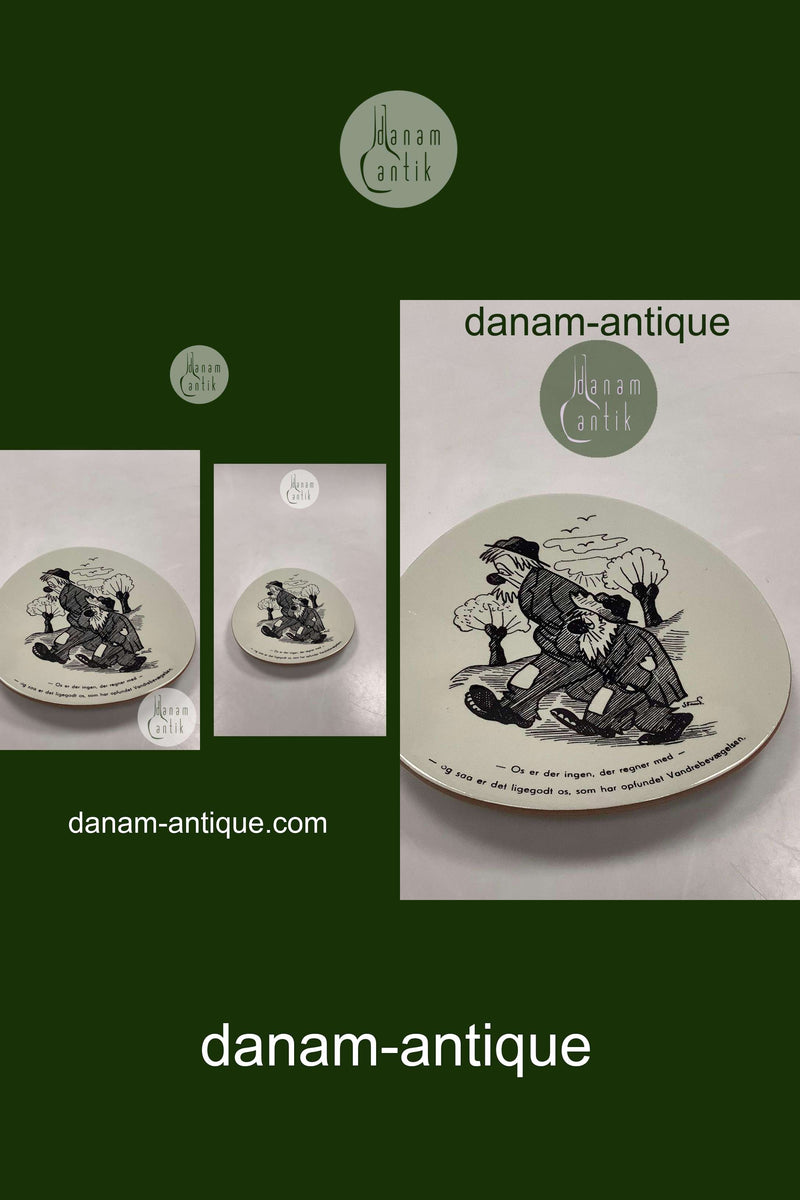 Storm P. Platte fra Knabstrup med Vittighed og tegning