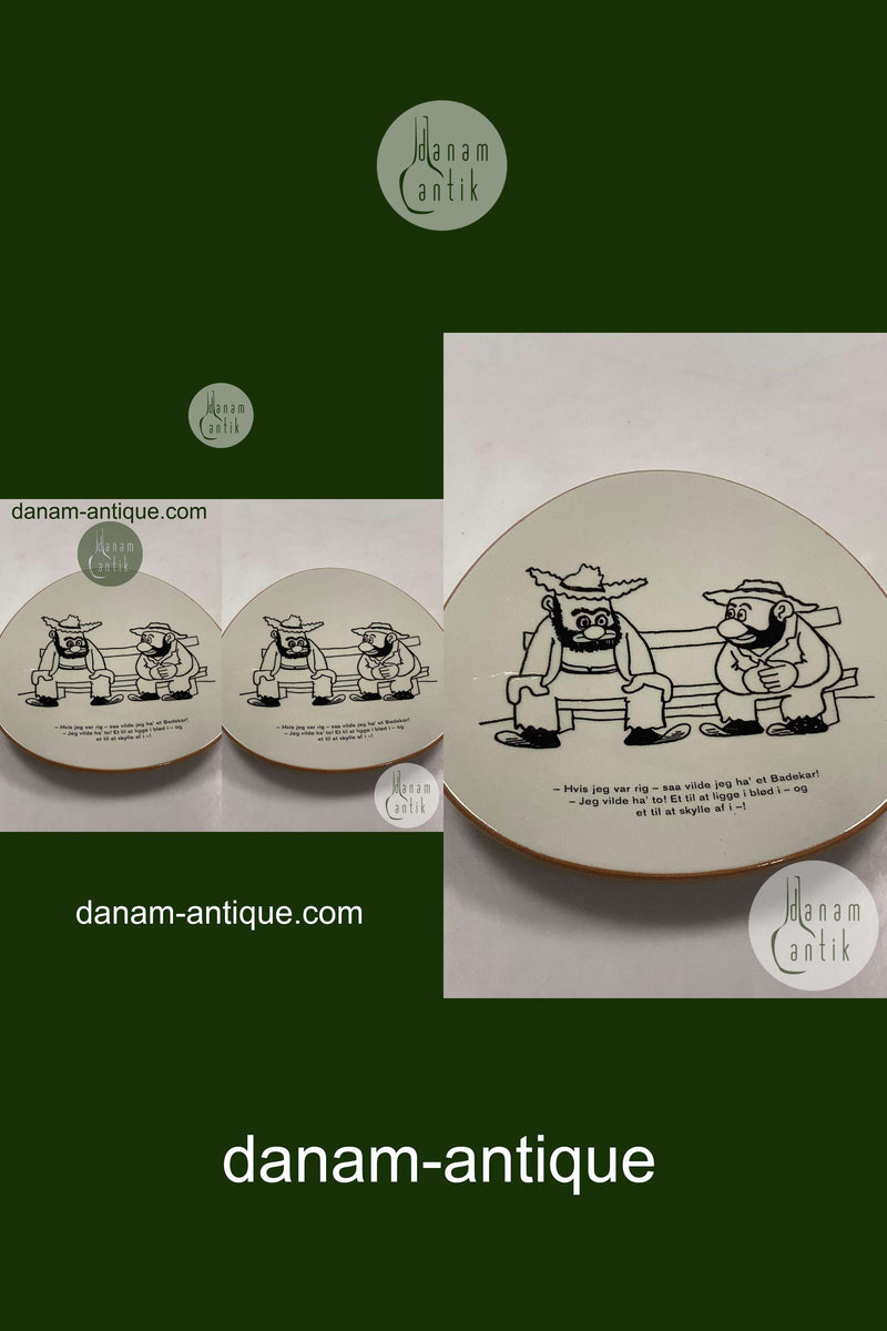 Storm P. Platte fra Knabstrup med Vittighed og tegning