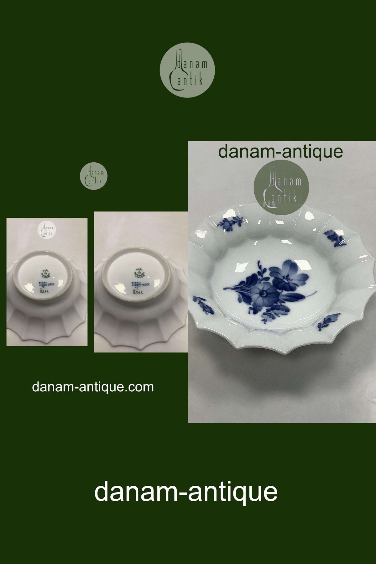ロイヤルコペンハーゲン ブルーフラワーエッジボウル No.8556